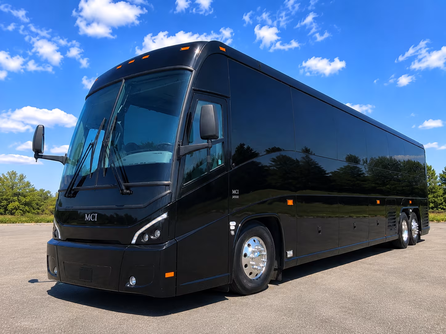 san mateo charter bus services exterior