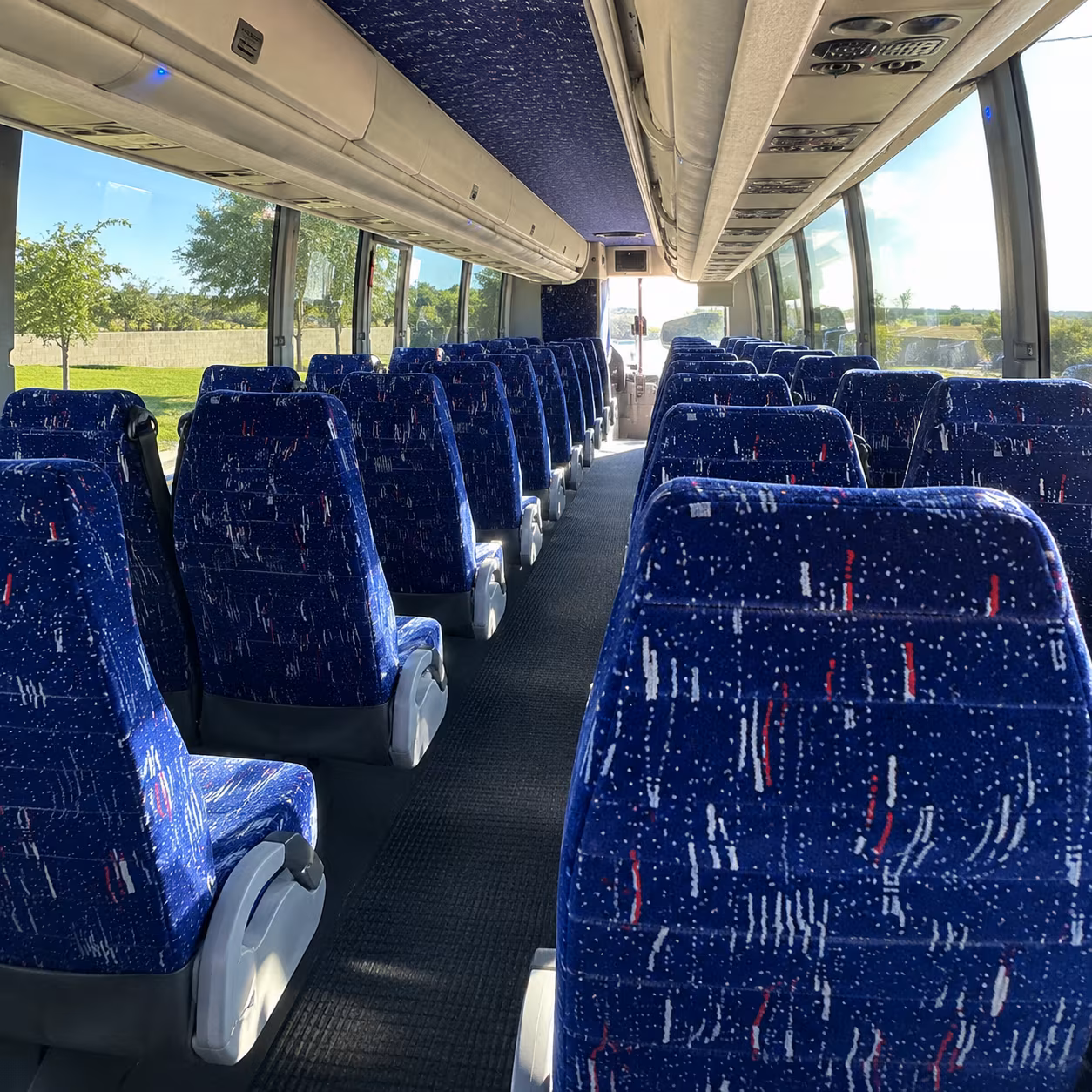 san mateo charter bus services inside