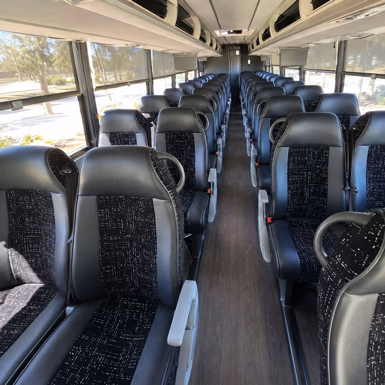 student athlete band and academic competition charter buses